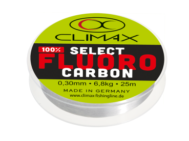 Climax Select Fluorocarbon Hegenenschnur 25m